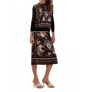 NEW JOH jaze skirt in black